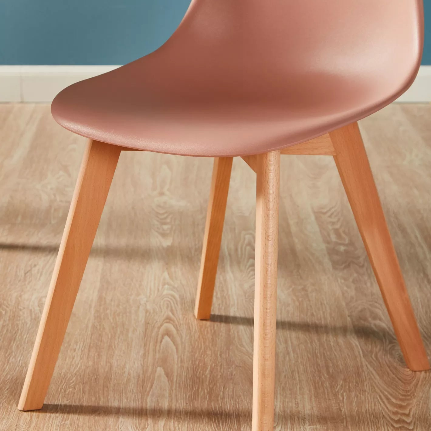 Modern Dining Chair With Wood Legs 53 * 45.5 * 82 CM - COOLBABY
