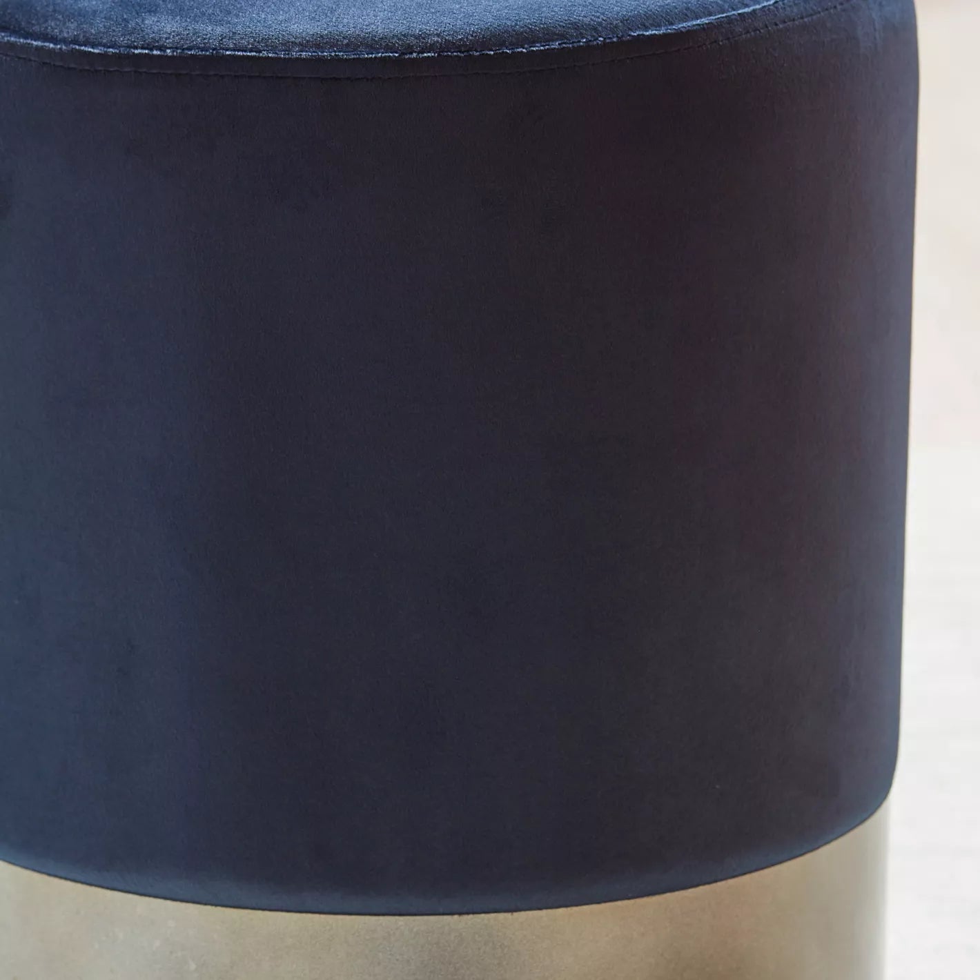 Fabric Velvet Ottoman, Luxurious Ottoman For Modern Home 36 x 36 x 43 CM - COOLBABY