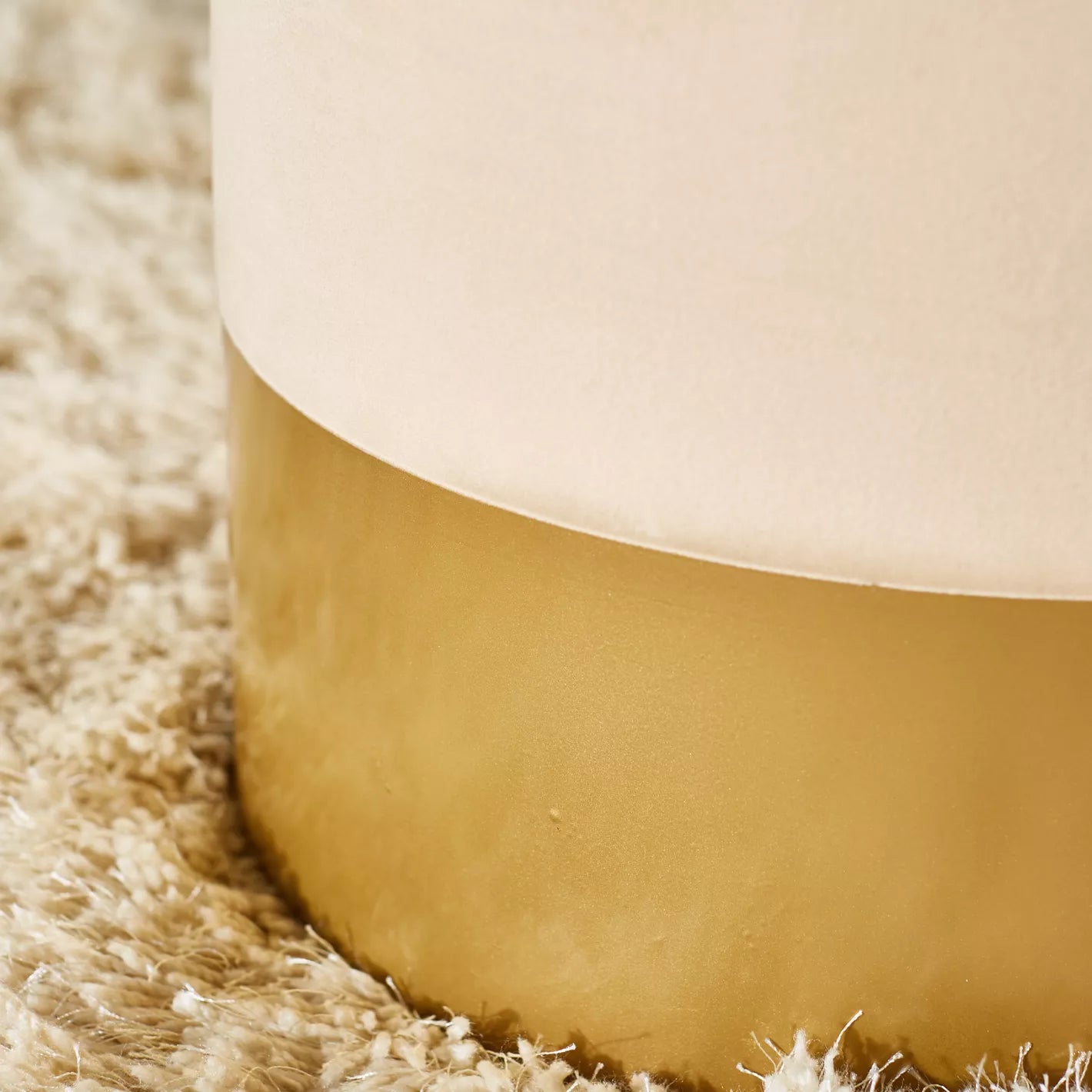 Fabric Velvet Ottoman, Luxurious Ottoman For Modern Home 36 x 36 x 43 CM - COOLBABY