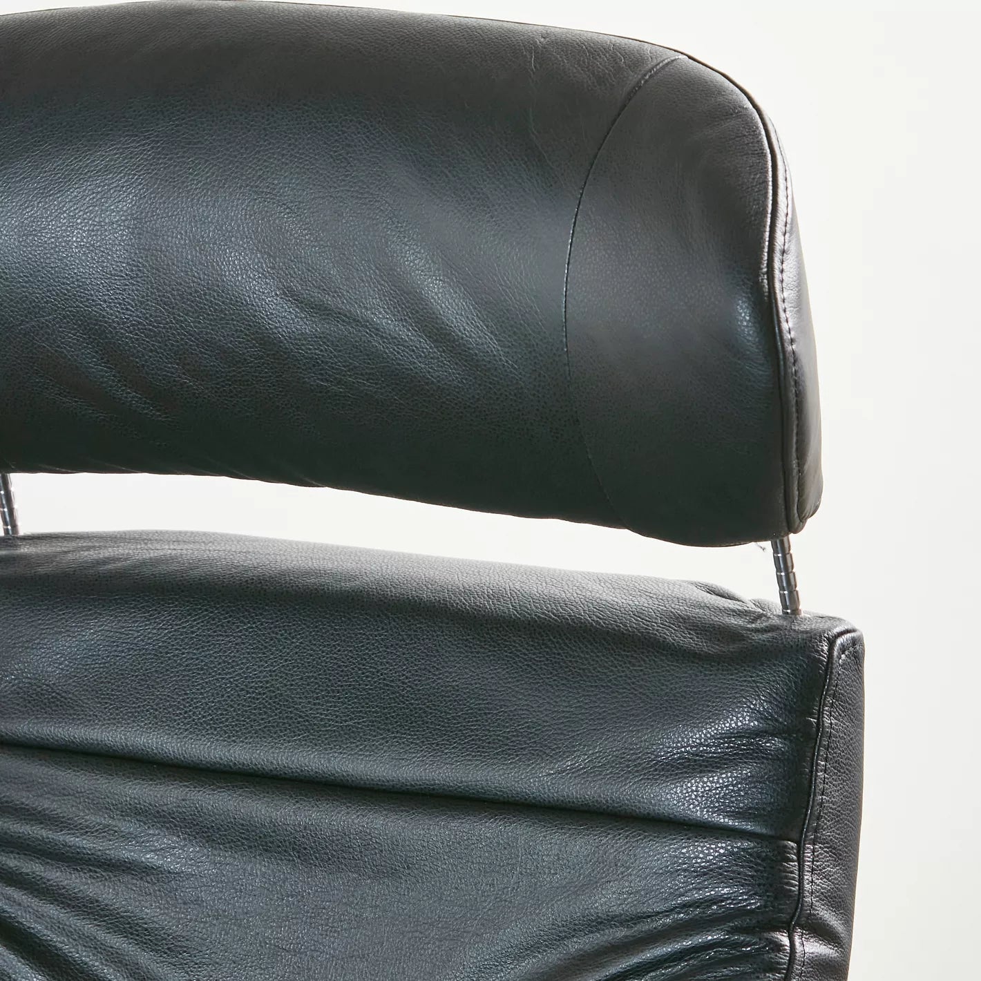 Leather Armchair With Stool, Luxurious Armchair And Footstool , Flair Arms, Fixed Seat And Back Cushions For Modern Office And Home - COOLBABY