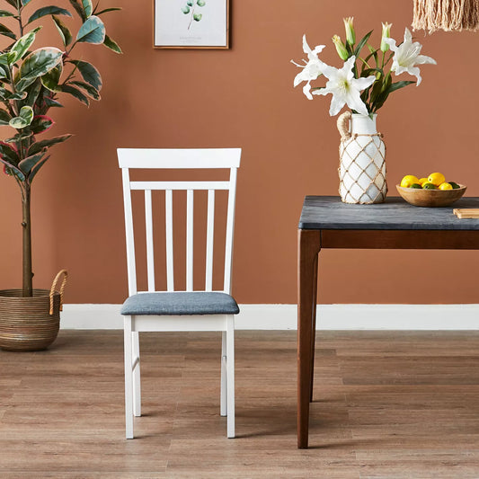 Elegant Fabric Dining Chair, Wood Chair - 49 * 40.5 * 94 CM - COOLBABY
