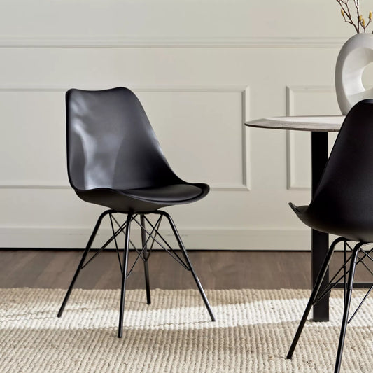 Modern Dining Chair With Metal Legs - 54 * 48.5 * 85.5 CM - COOLBABY