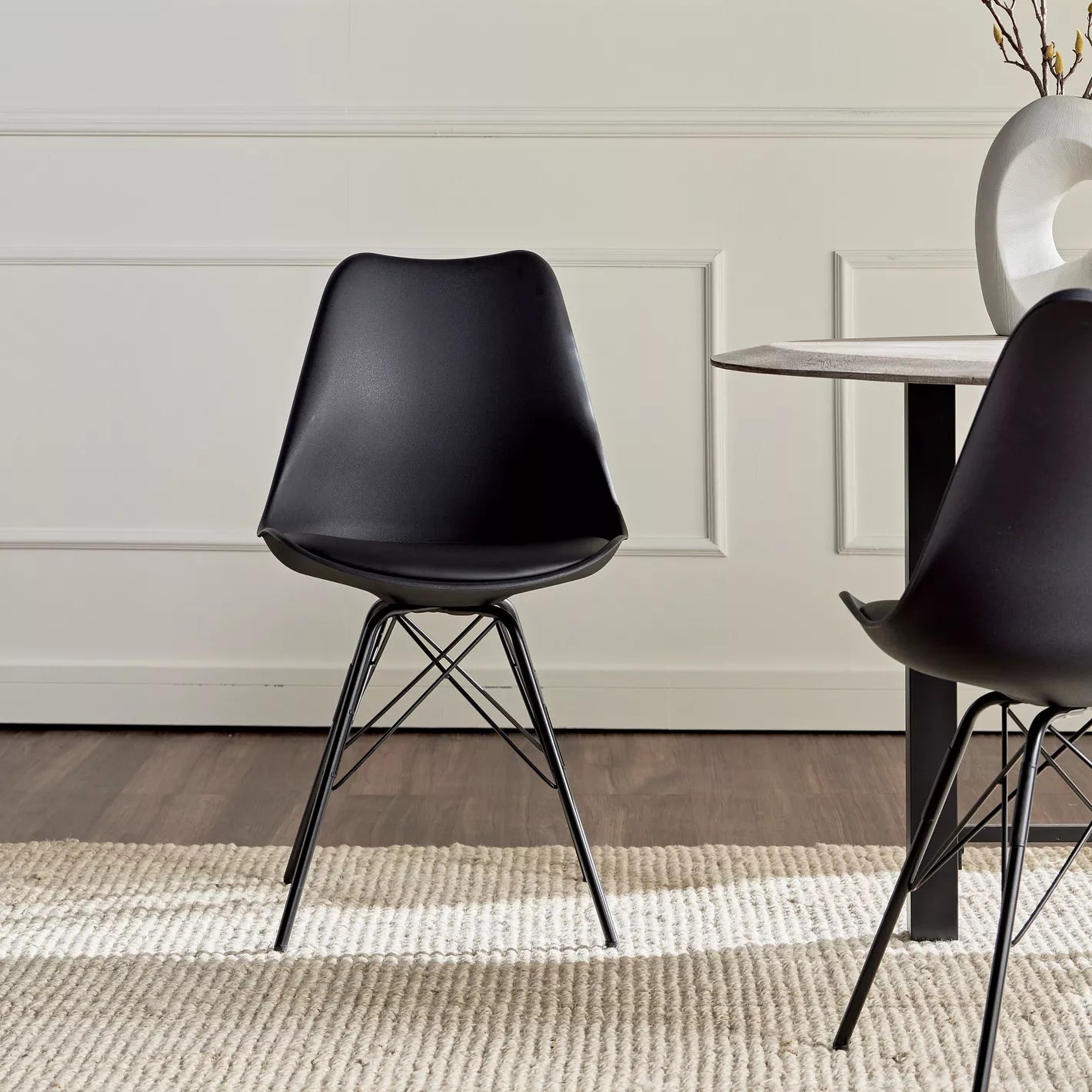 Modern Dining Chair With Metal Legs - 54 * 48.5 * 85.5 CM - COOLBABY