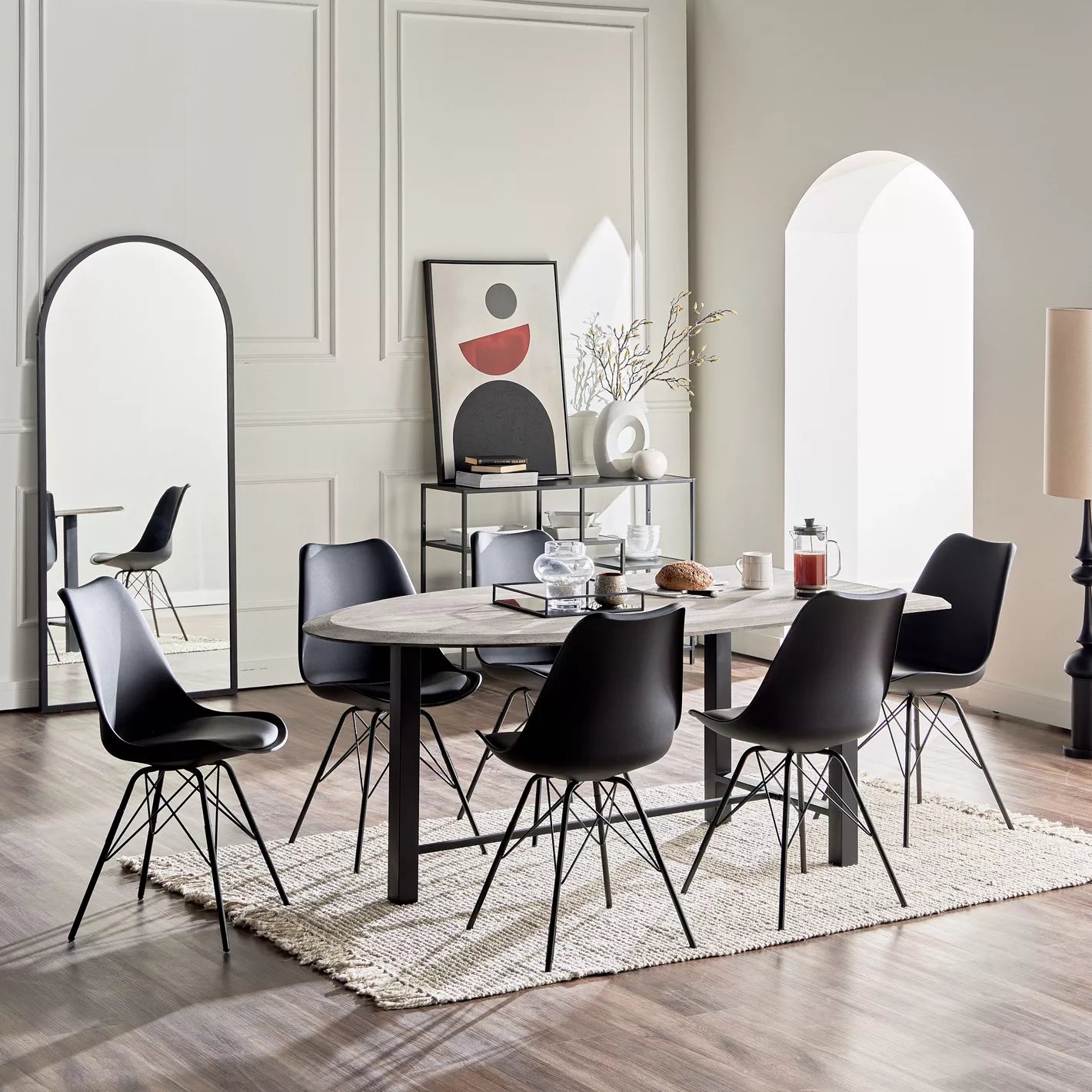 Modern Dining Chair With Metal Legs - 54 * 48.5 * 85.5 CM - COOLBABY