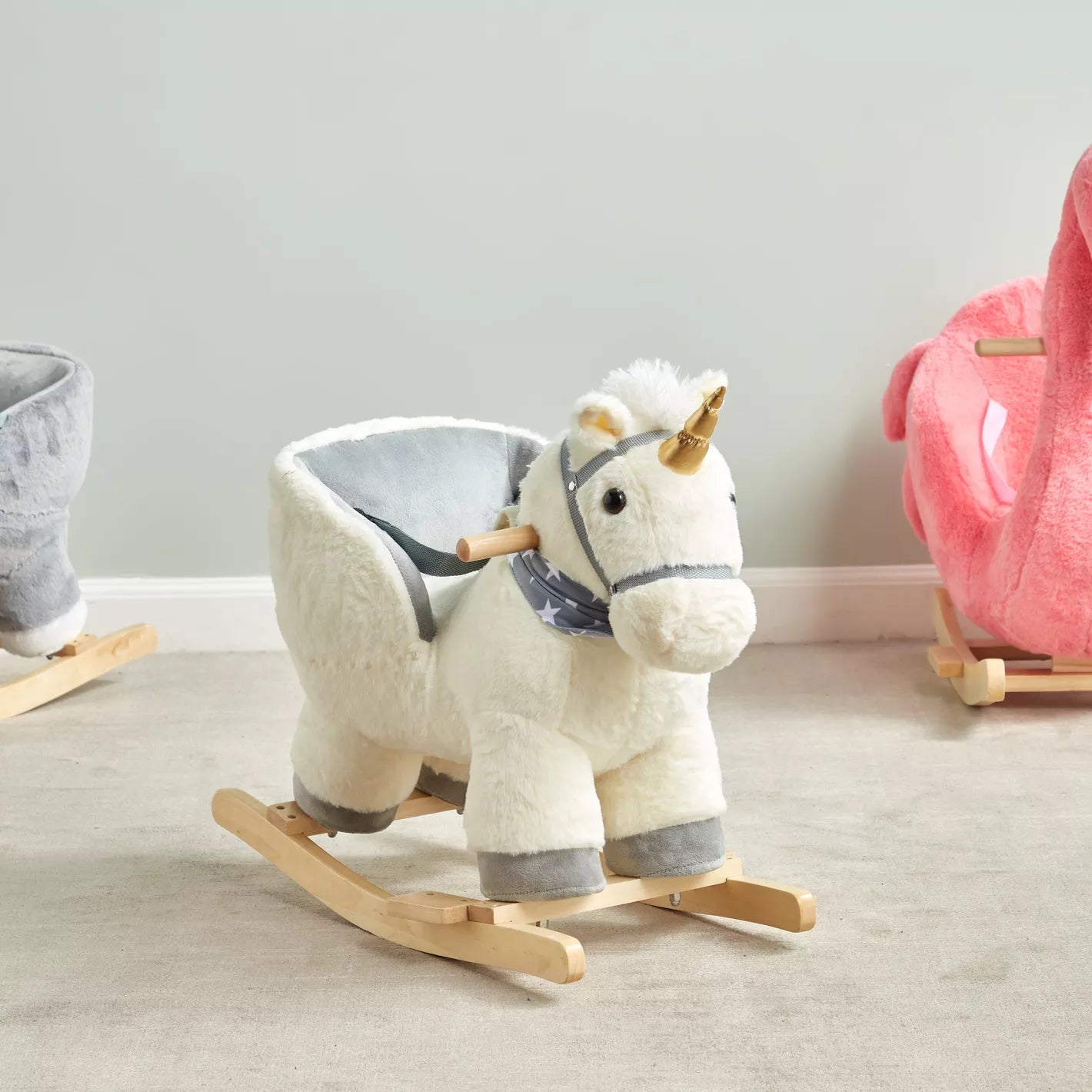 Unicorn Rocking Chair For Kids - COOLBABY