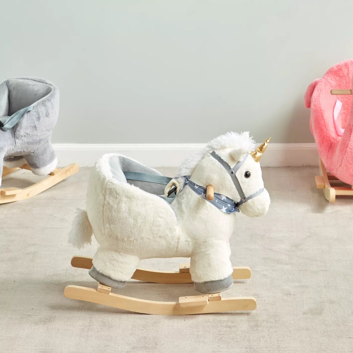 Unicorn Rocking Chair For Kids - COOLBABY