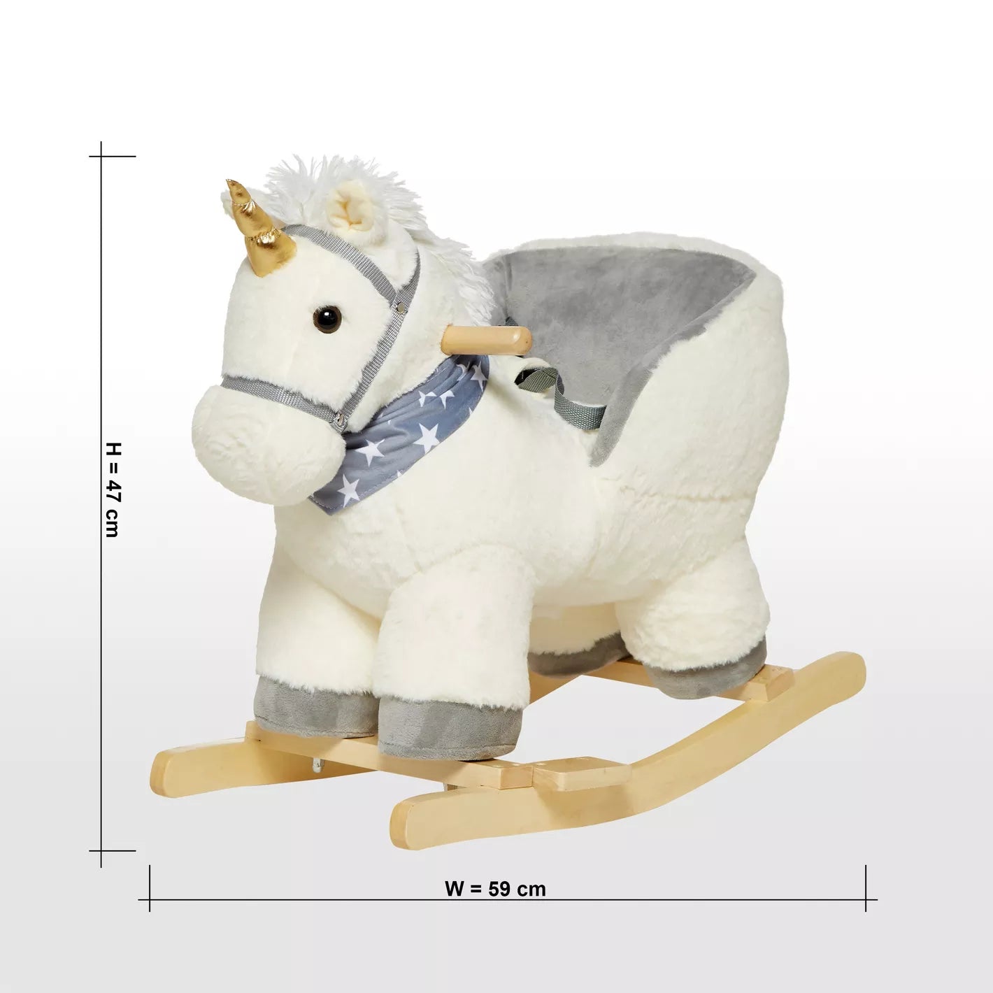 Unicorn Rocking Chair For Kids - COOLBABY