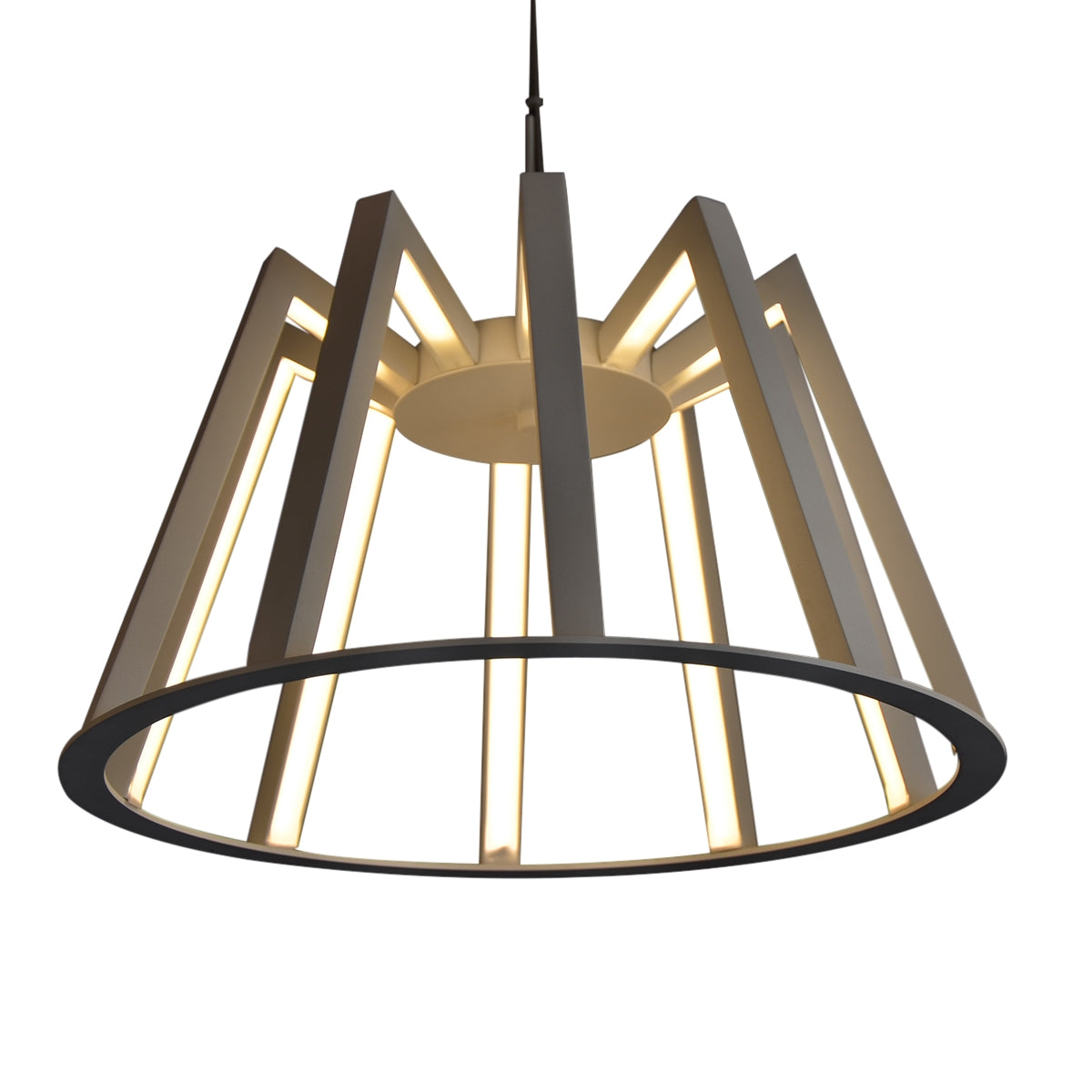Modern Hanging Light - Satin White - COOLBABY