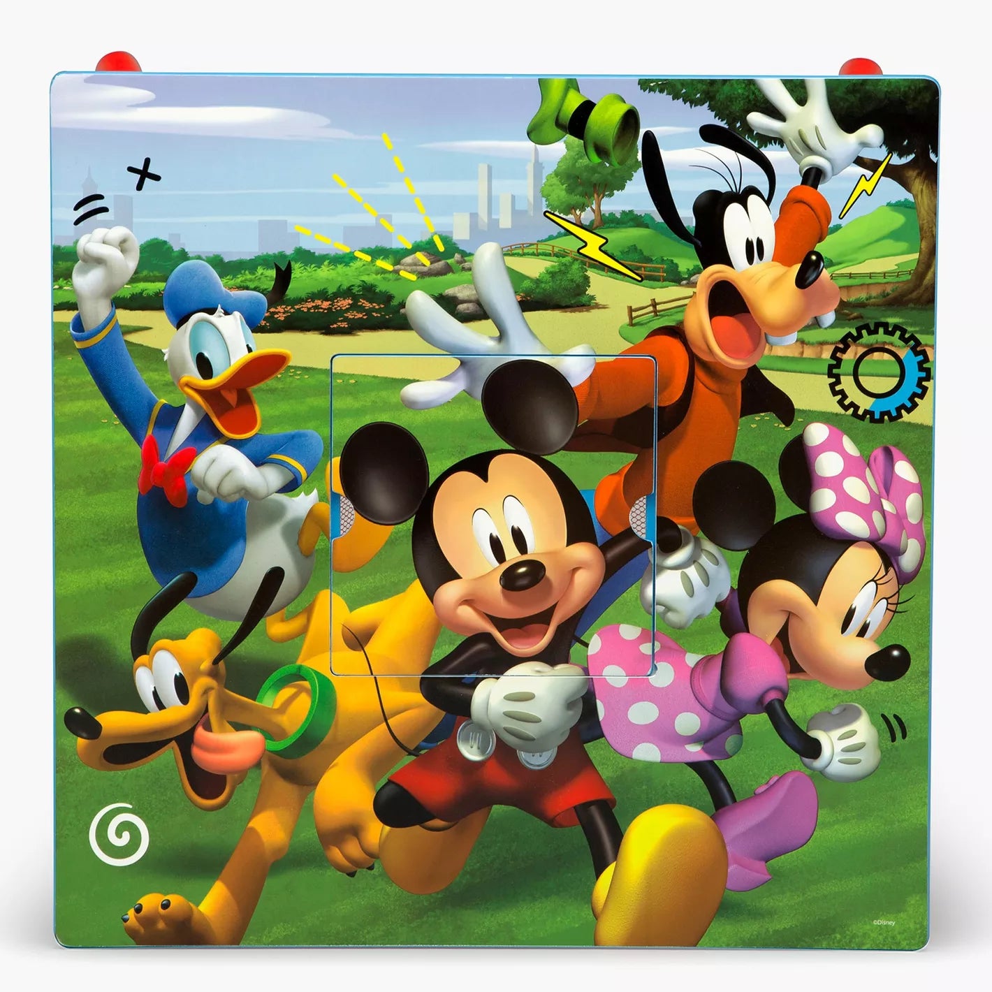 Disney Mickey Mouse 3-Piece Table and Chair Set with Storage - COOLBABY