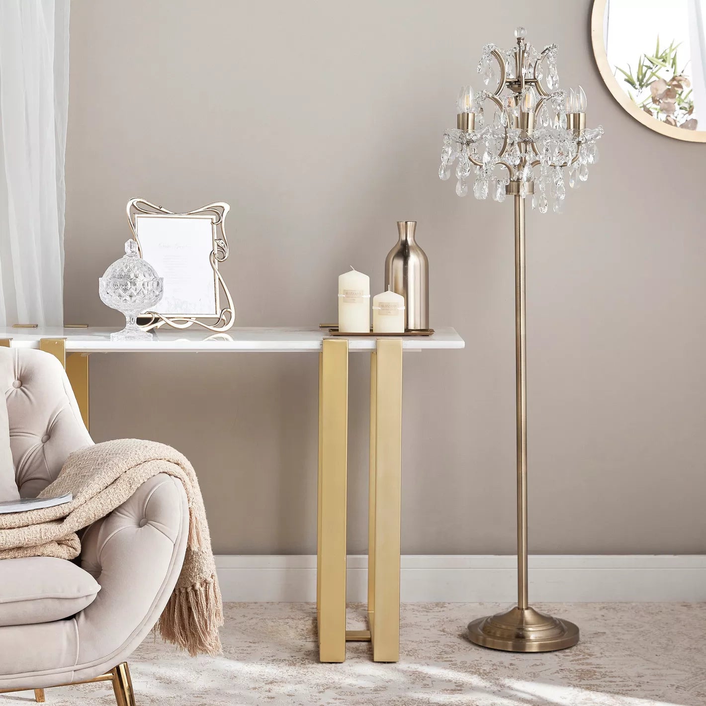 Crystal Floor Lamp - 150 cm - COOLBABY