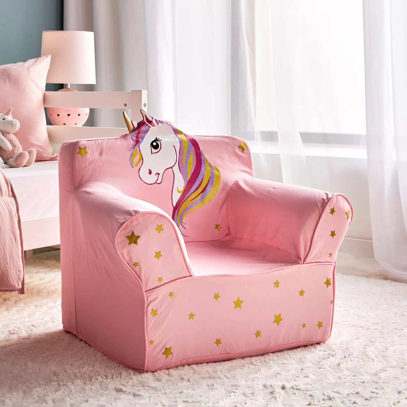 Unicorn Armchair Cover - COOLBABY