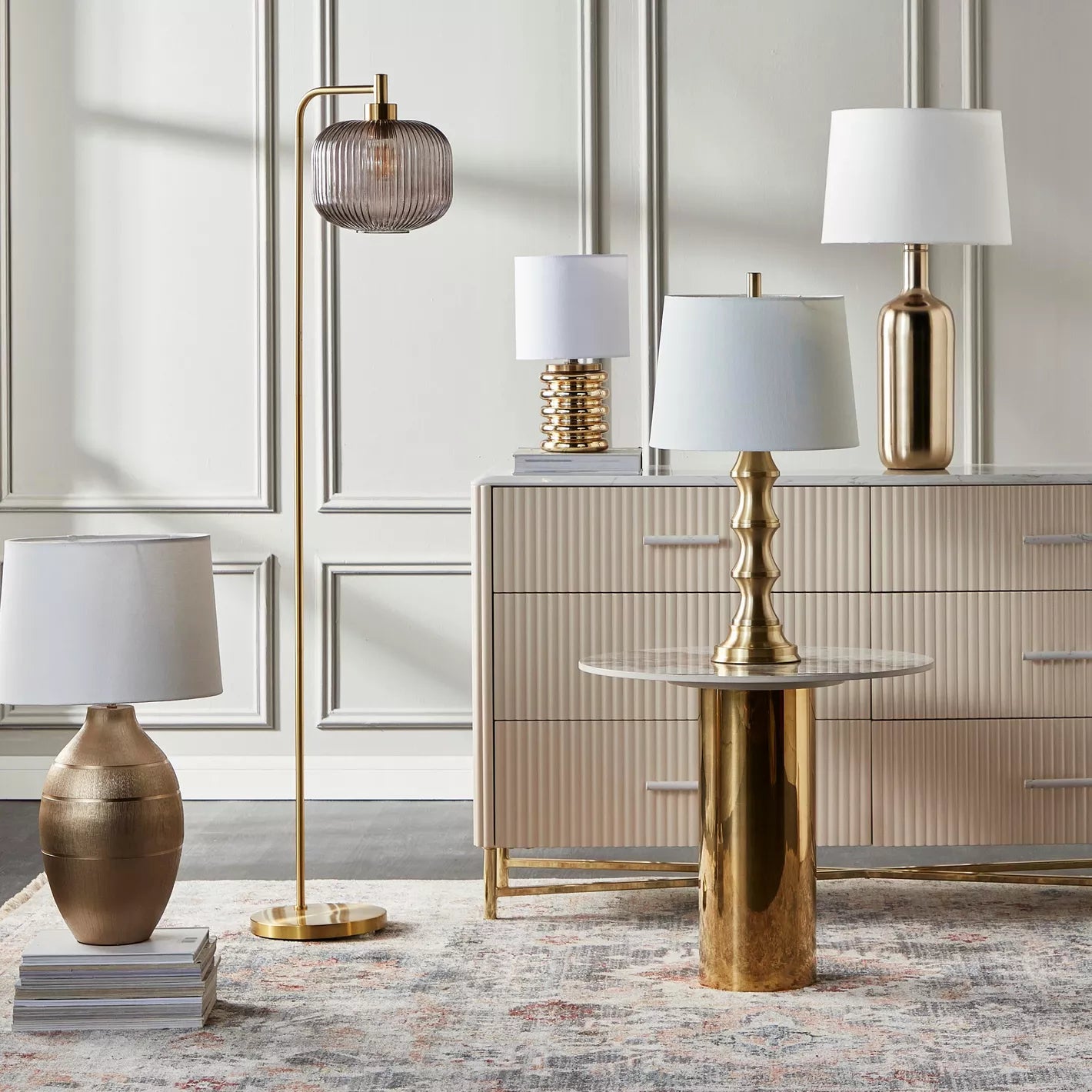 Glass Floor Lamp - 156 cm - COOLBABY