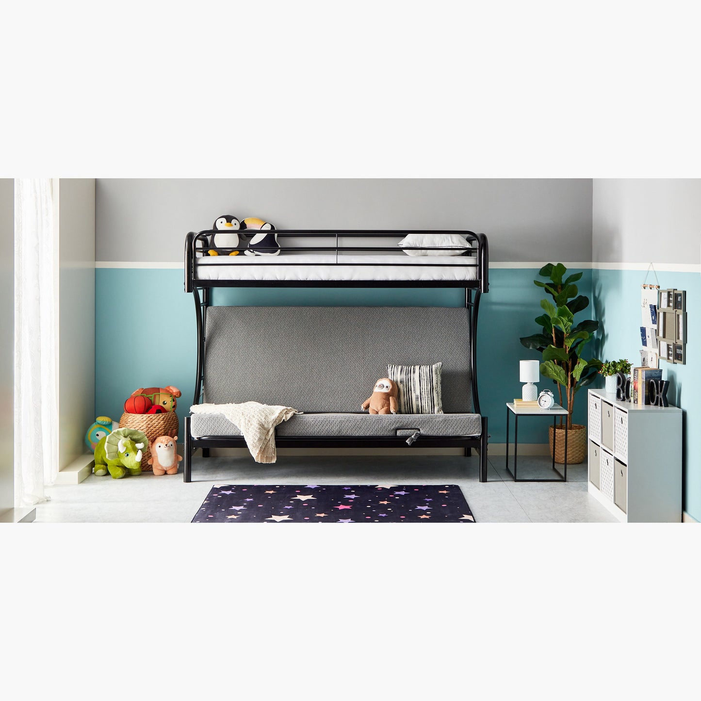 Foam Mattress for C Style Bunk Bed 140x190x13 cm – Medium Firm, Anti-Allergen, Durable Queen Size Mattress Set