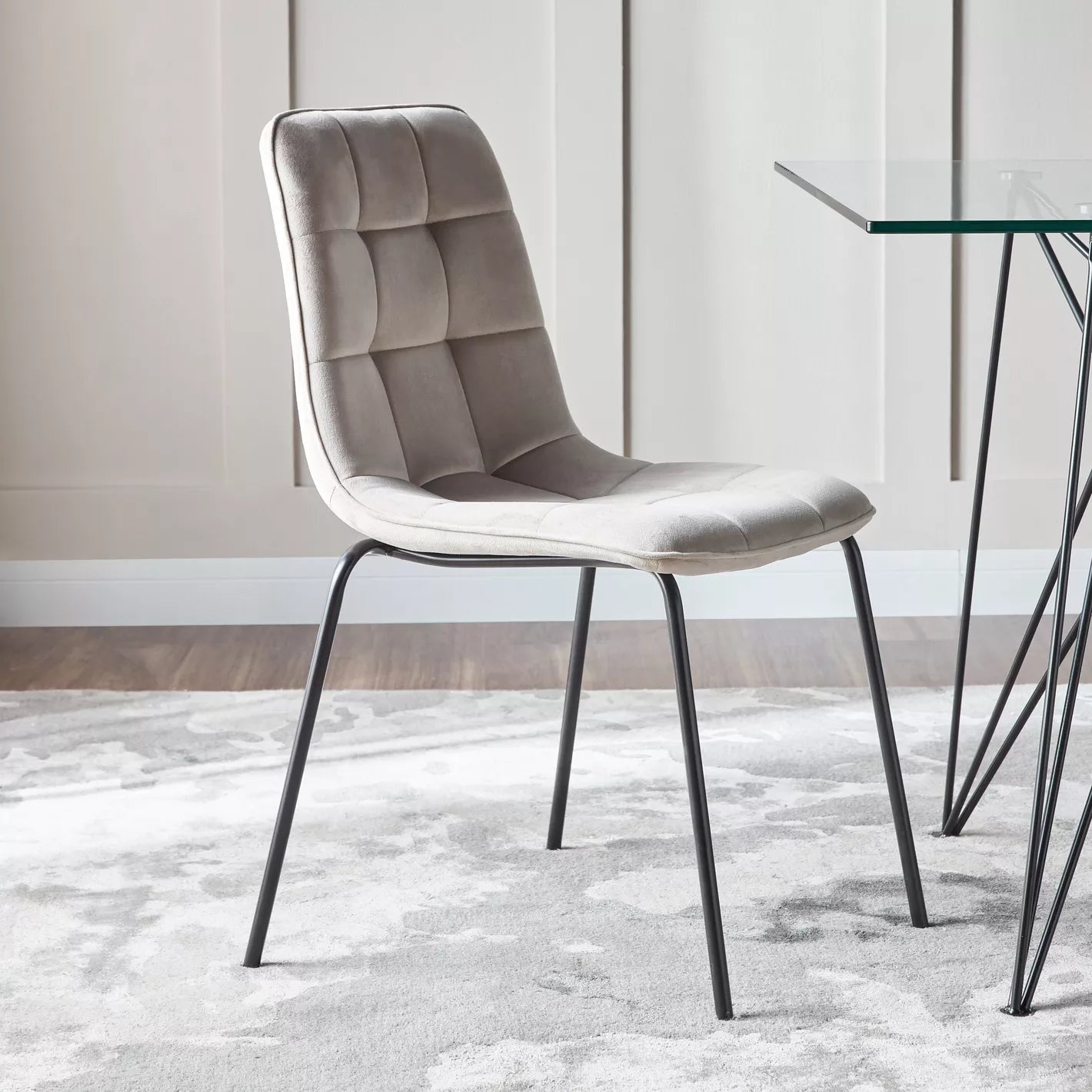 Fabric Dining Chair - 60 * 59 * 82 CM - COOLBABY
