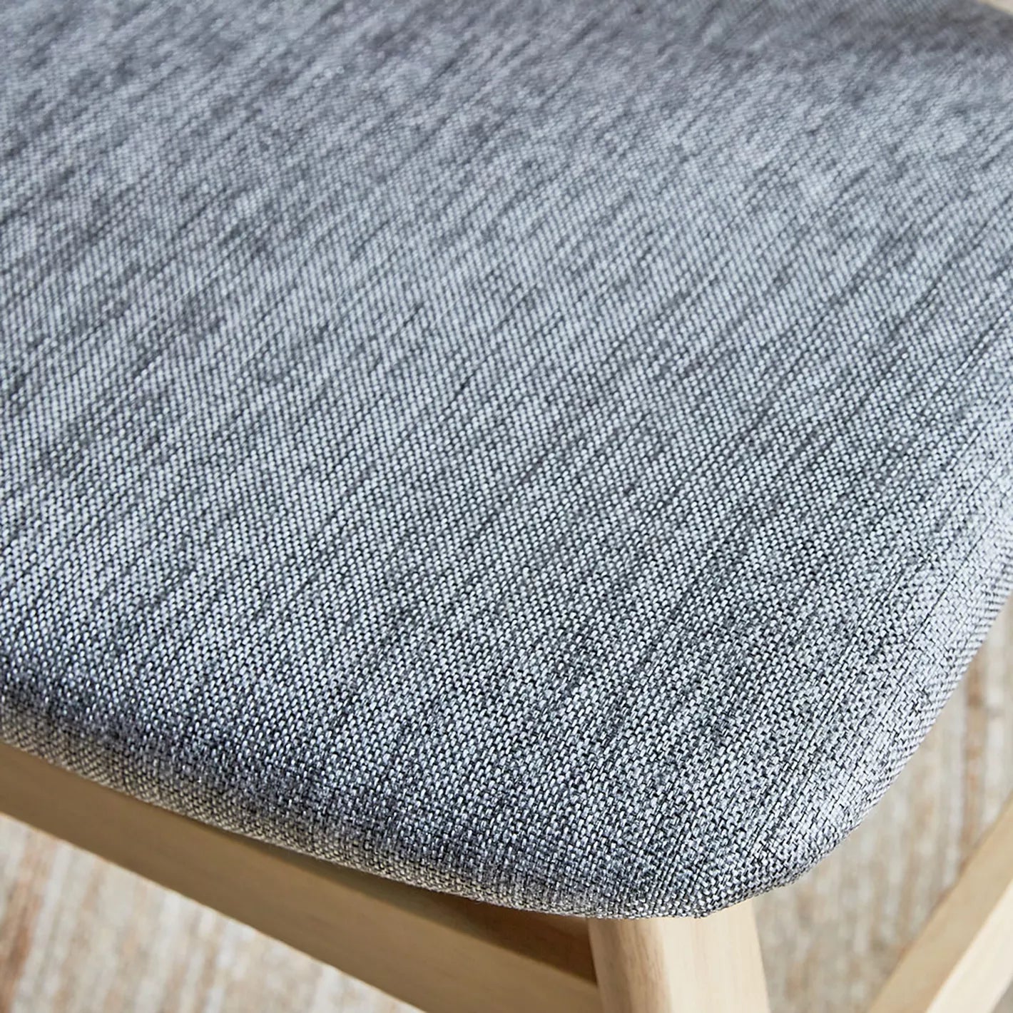 Fabric Dining Chair, Solid Wood Legs, Fabric Upholstery, Foam And Fiber Seat Filling For Living Areas - COOLBABY