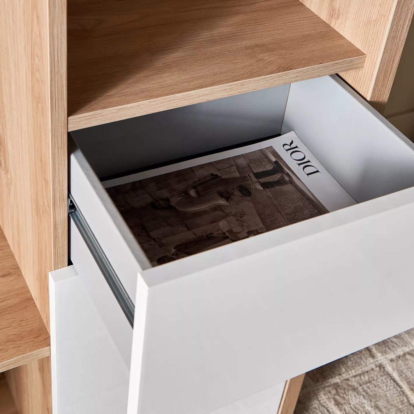 Study Desk with Bookcase For Maintaining An Organized Workstation - COOLBABY