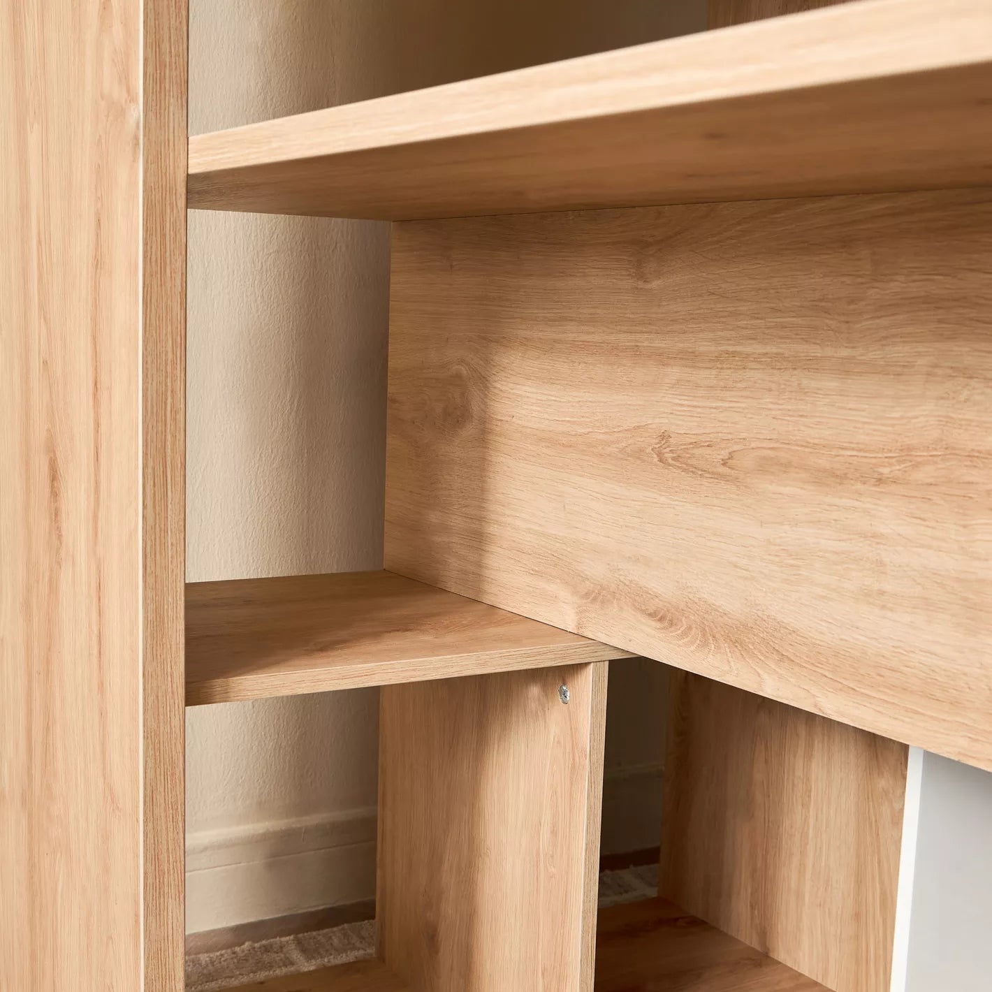 Study Desk with Bookcase For Maintaining An Organized Workstation - COOLBABY