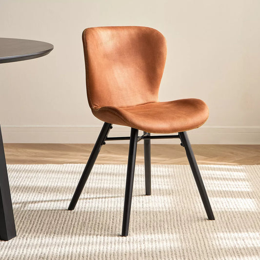 Modern Design Leather Dining Chair For Living Spaces - COOLBABY