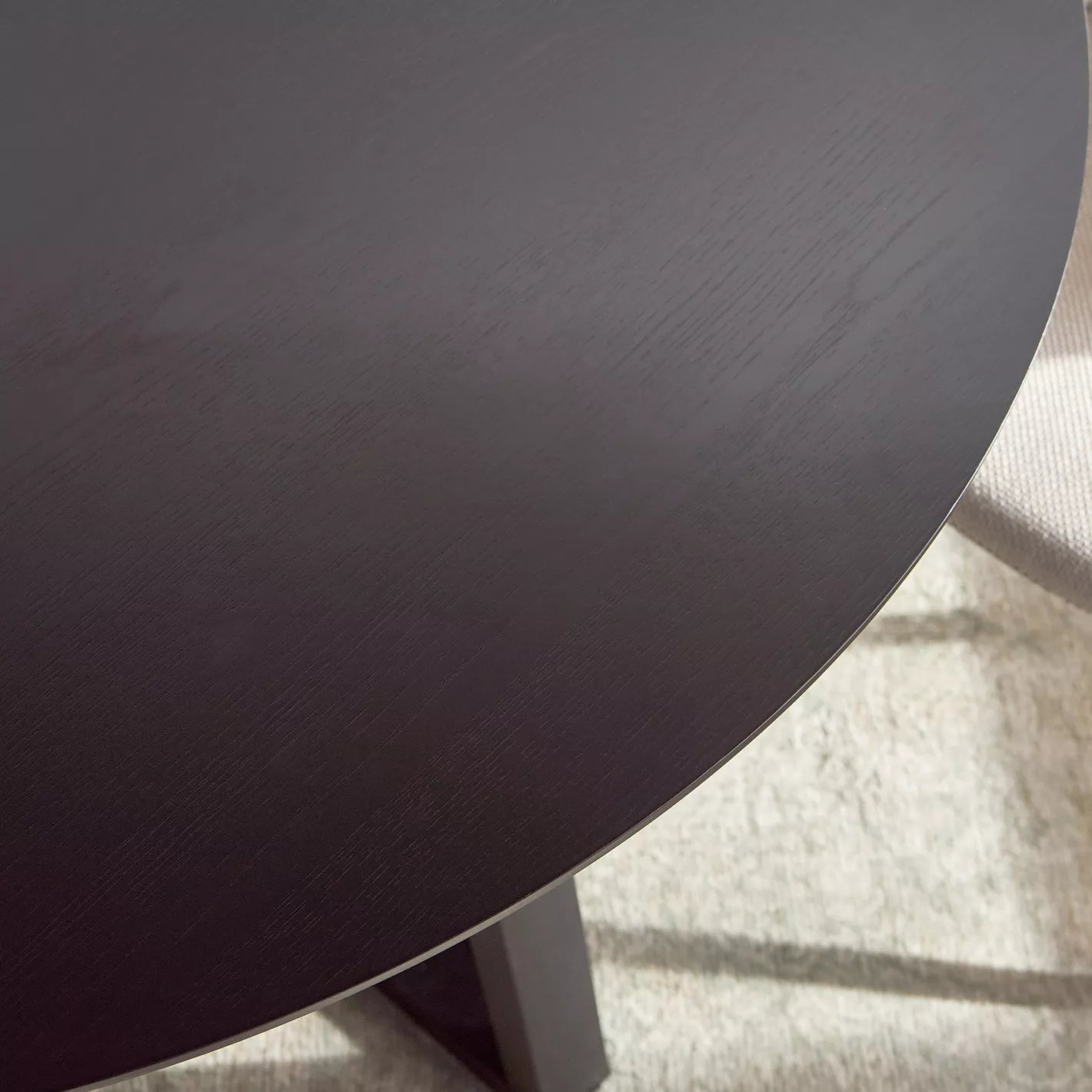 4-Seater Wood Dining Table, Round Table - 76H * 120W - COOLBABY