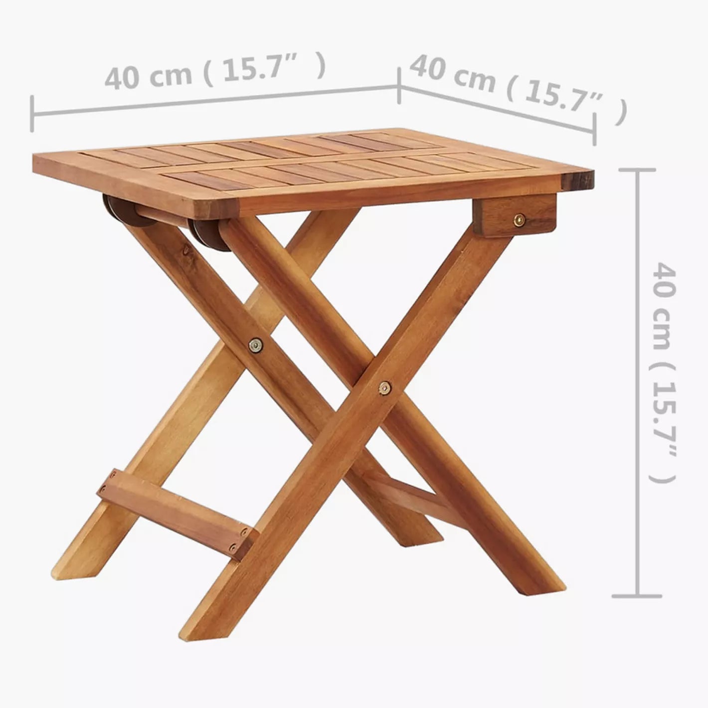 Foldable Wooden Top Coffee Table For Modern Outdoor Areas - COOLBABY