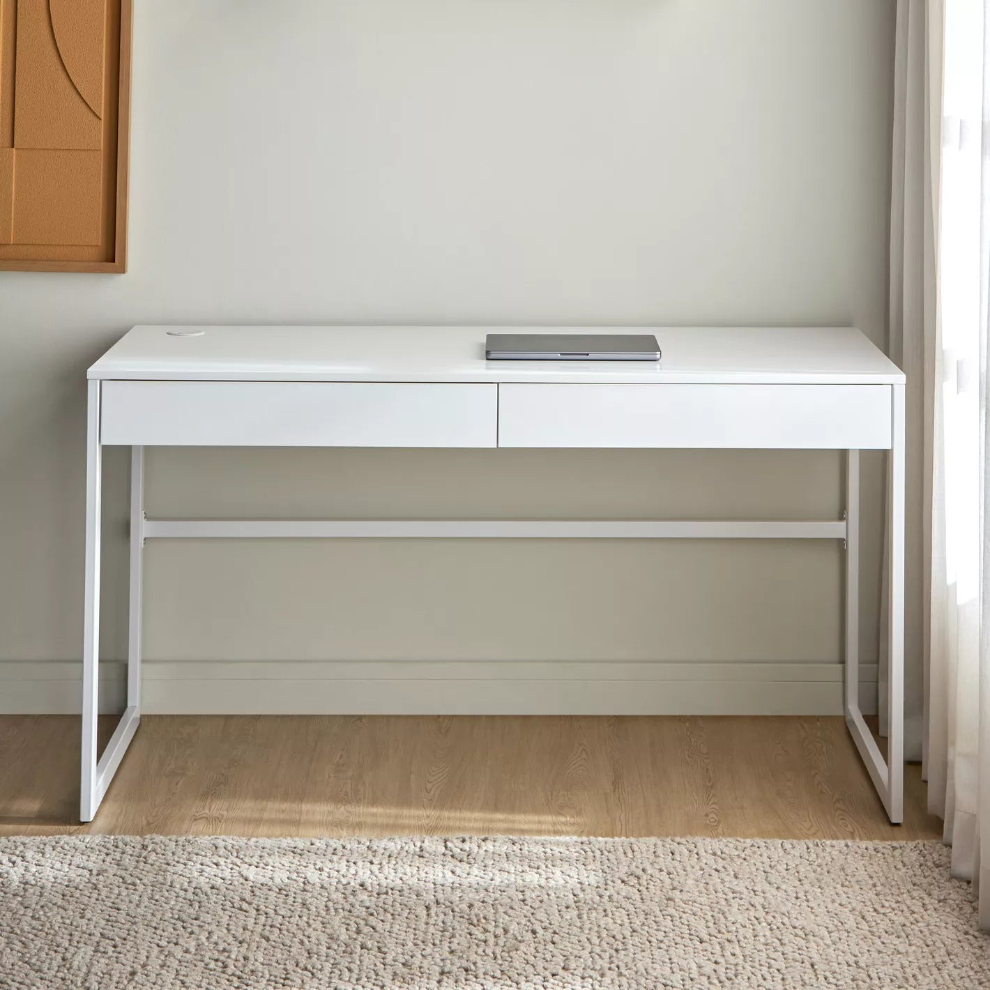 Study/Office Desk, Includes A Cable Management System - COOLBABY