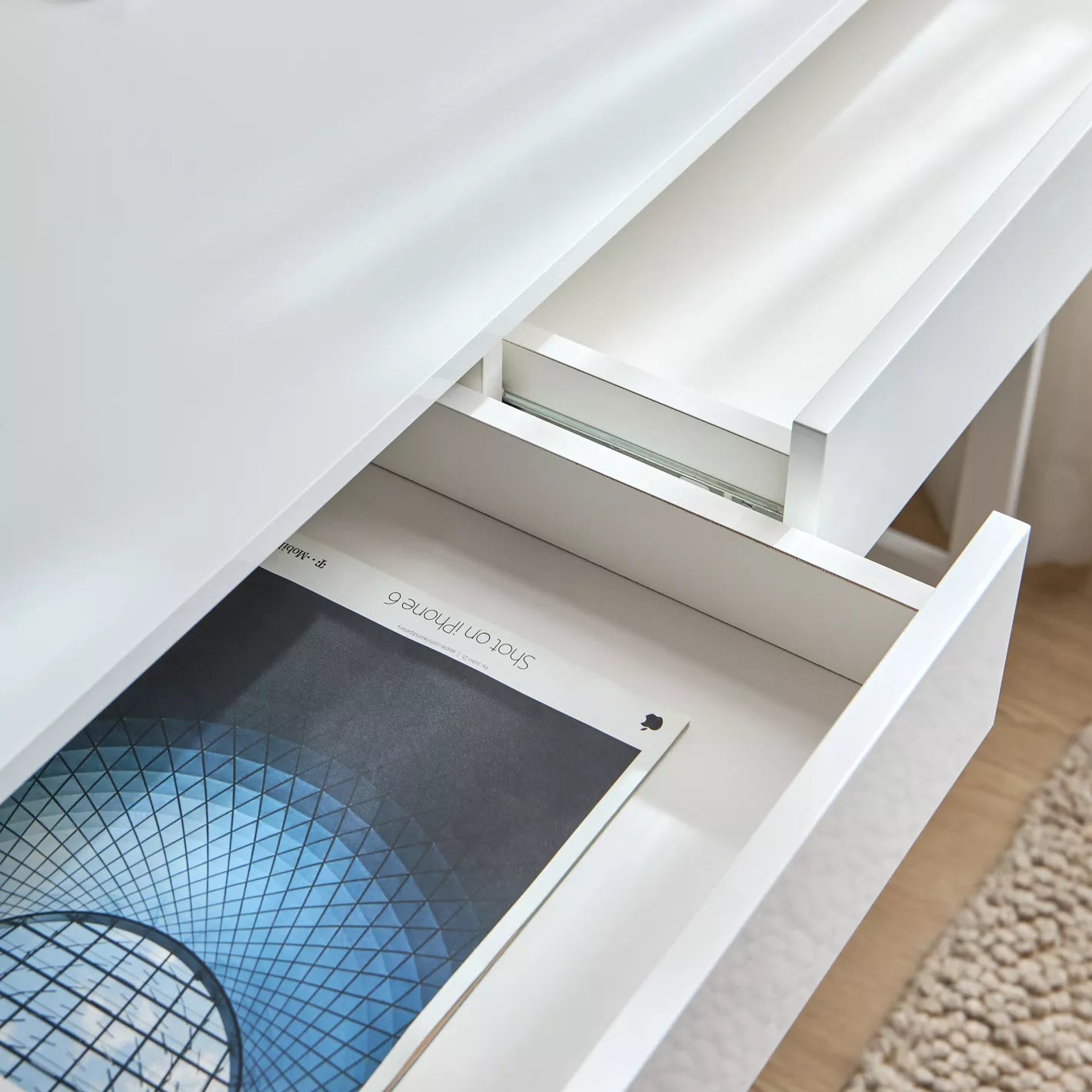 Study/Office Desk, Includes A Cable Management System - COOLBABY