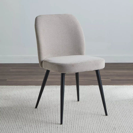 Luxurious Upholstery Fabric Dining Chair, Fixed Comfort Support, And Modern Design For Any Table - COOLBABY
