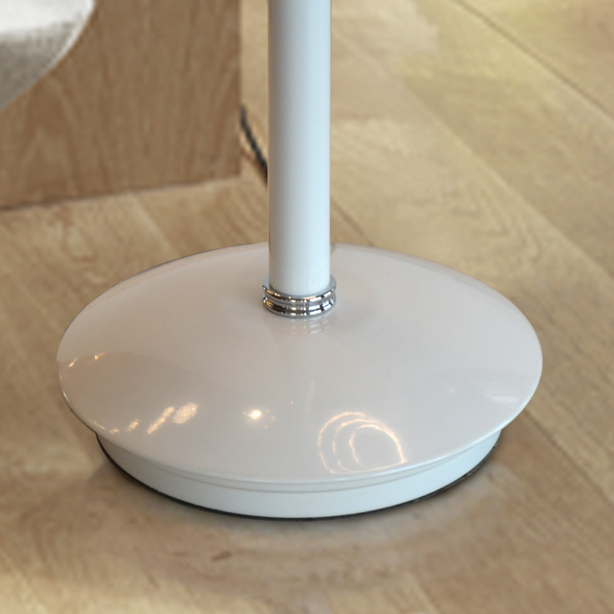 Modern Glass Stand Floor Lamp - White - COOLBABY