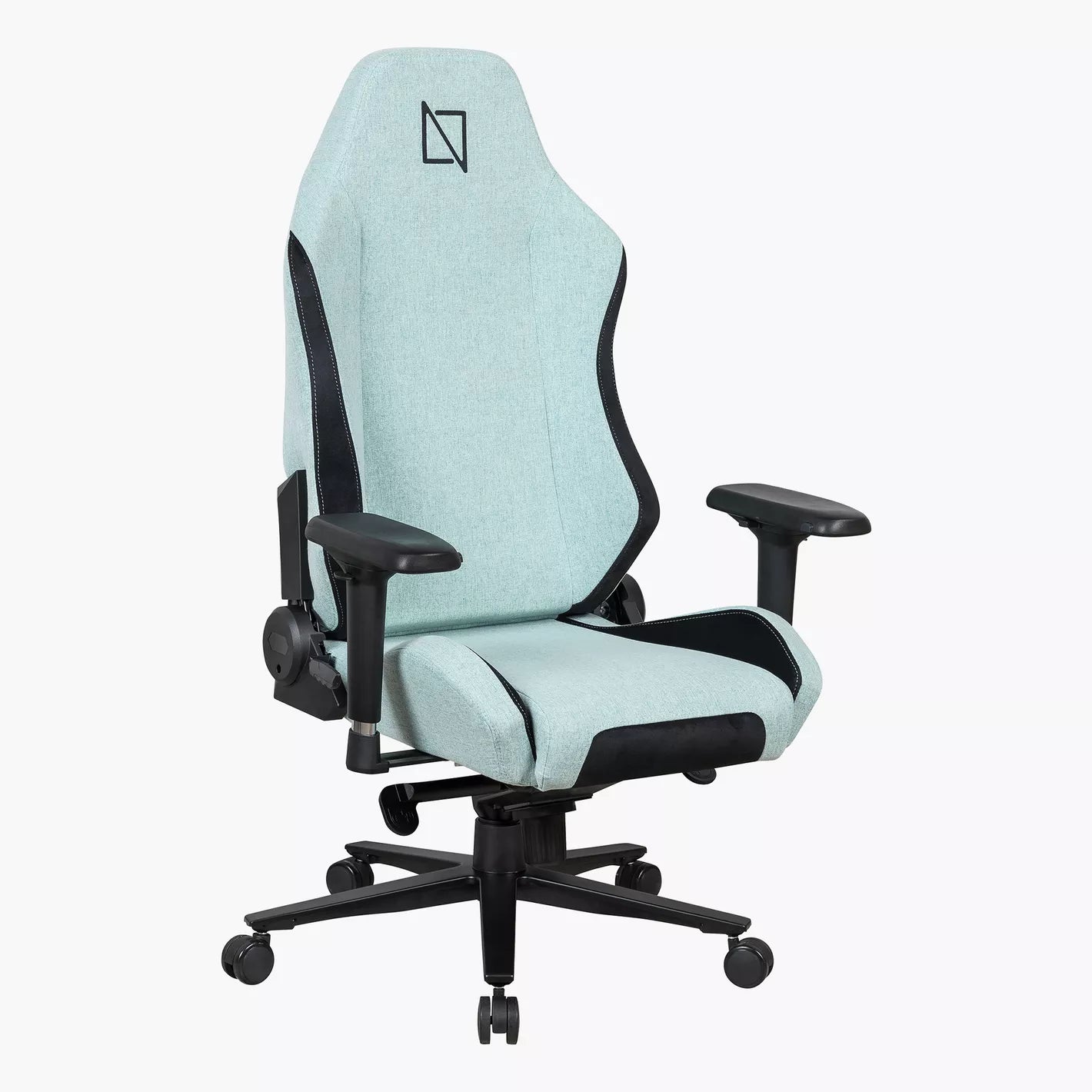 Ergonomic Gaming Chair Soft Knit Fabric With Adjustable Headrest And Armrests And High Back Style - COOLBABY