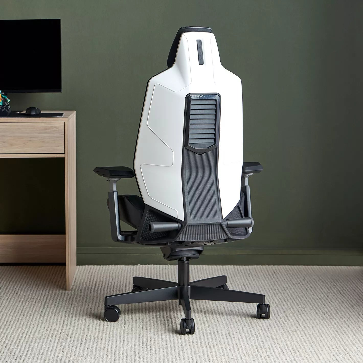 Luxury Racer Gaming Chair with Adjustable Lumbar Support And Headrest - COOLBABY