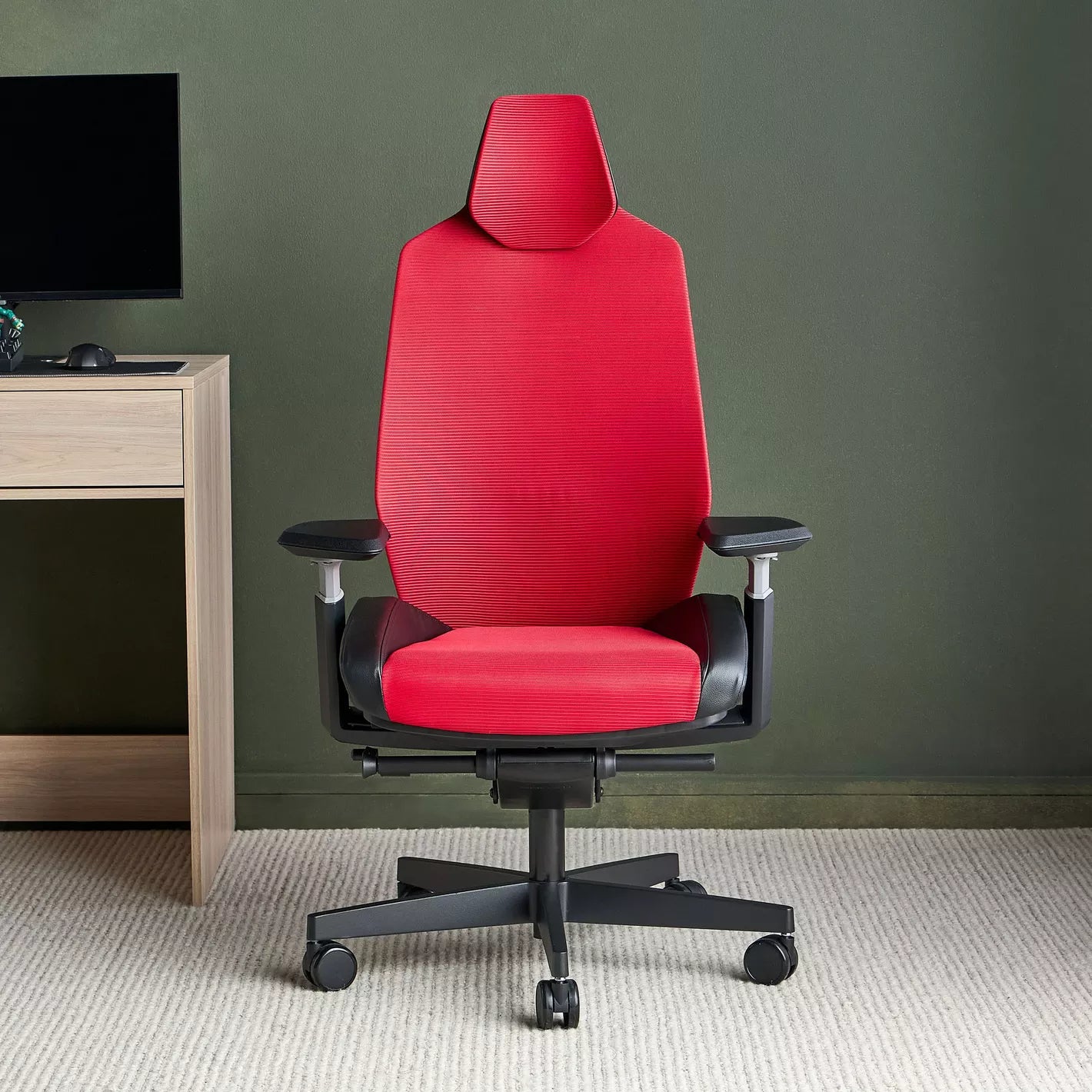 Luxury Racer Gaming Chair with Adjustable Lumbar Support And Headrest - COOLBABY