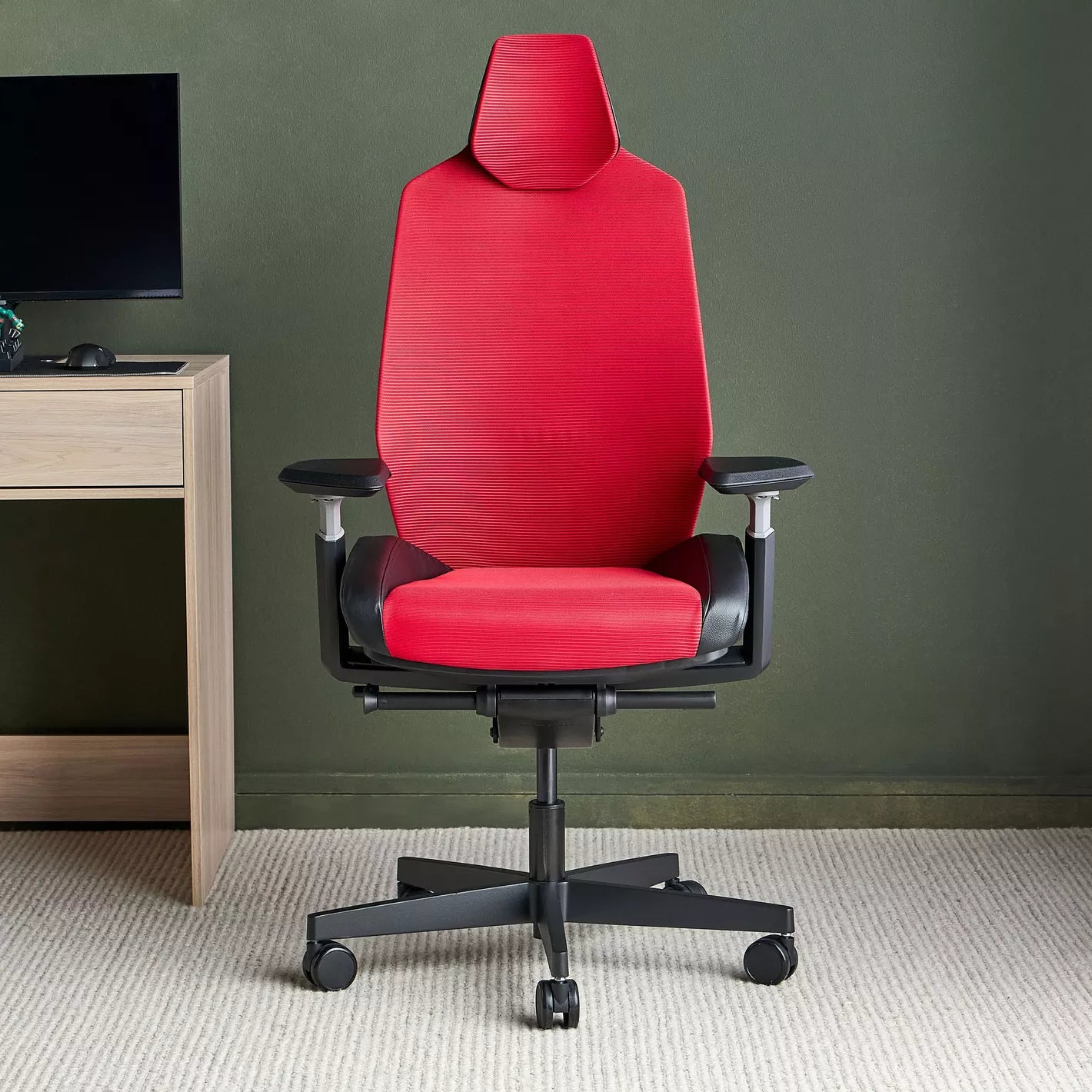 Luxury Racer Gaming Chair with Adjustable Lumbar Support And Headrest - COOLBABY