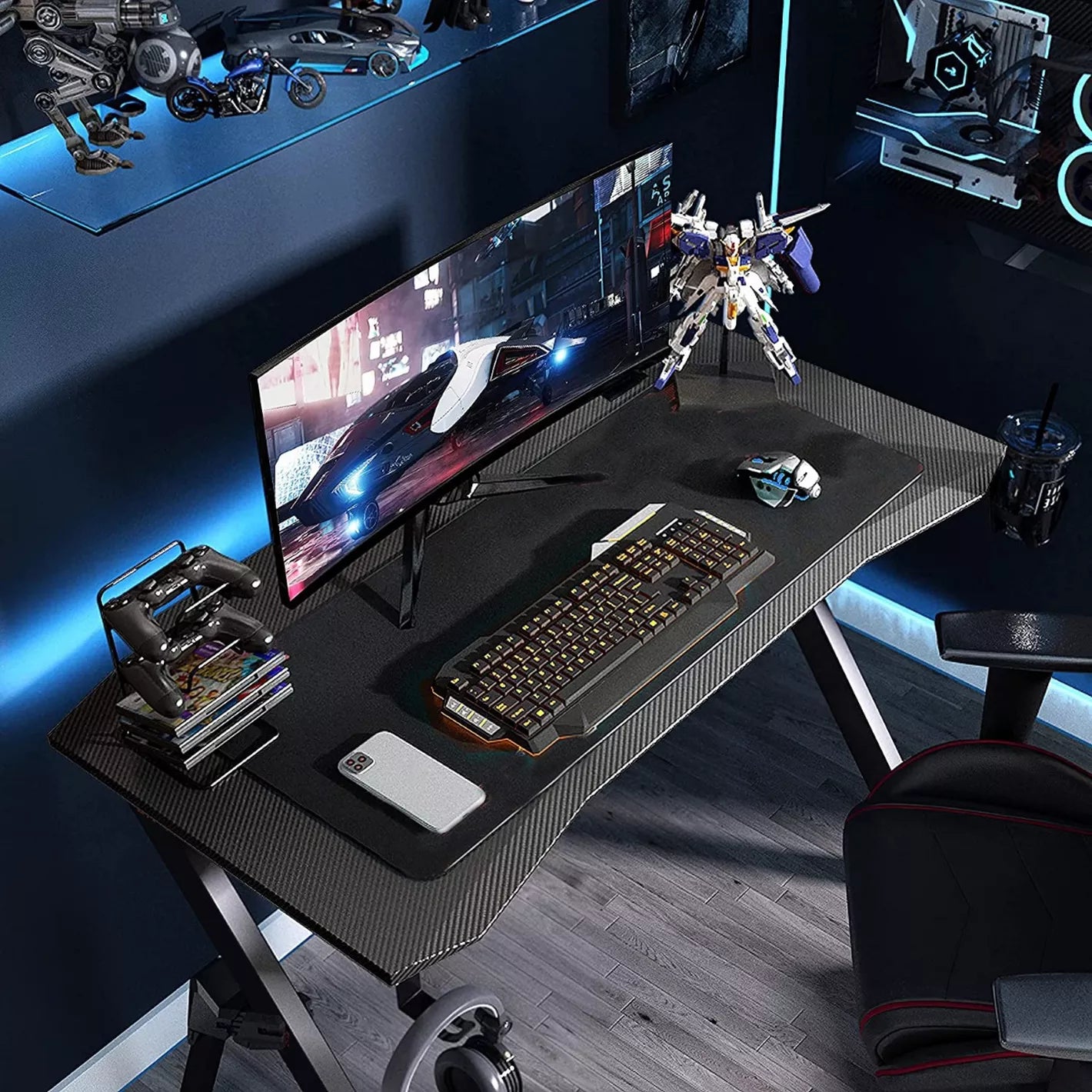 Contra Gaming, Modern Design Gaming Desk - COOLBABY