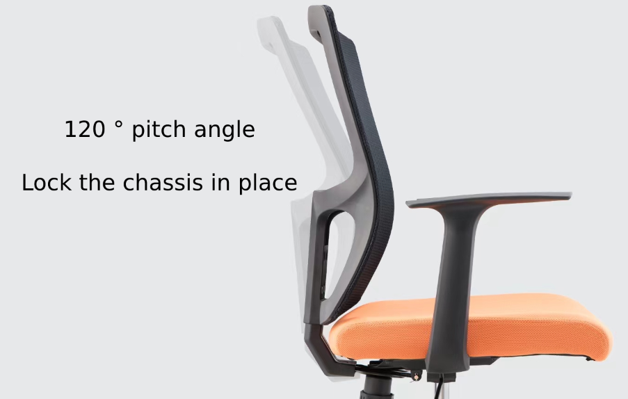 Medium Back Swivel Office Chair - Black - COOLBABY
