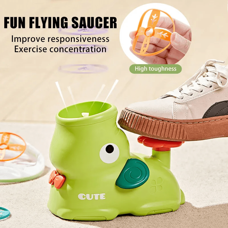 COOLBABY Outdoor Disc Launcher Game Set for Kids - Safe and Fun Family Activity - COOL BABY
