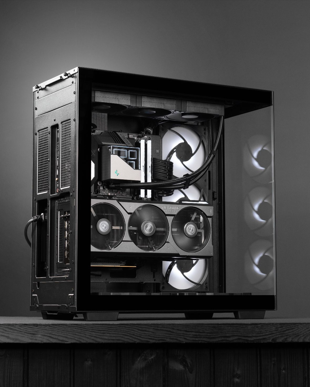 Elite Gaming PC: AMD Ryzen 7 7800X3D, NVIDIA RTX 4060 Ti, 48GB DDR5 RAM, 1TB Gen 4 SSD, 650W 80 PLUS Bronze PSU, 360mm Liquid Cooler, Wi-Fi + BT - COOLBABY