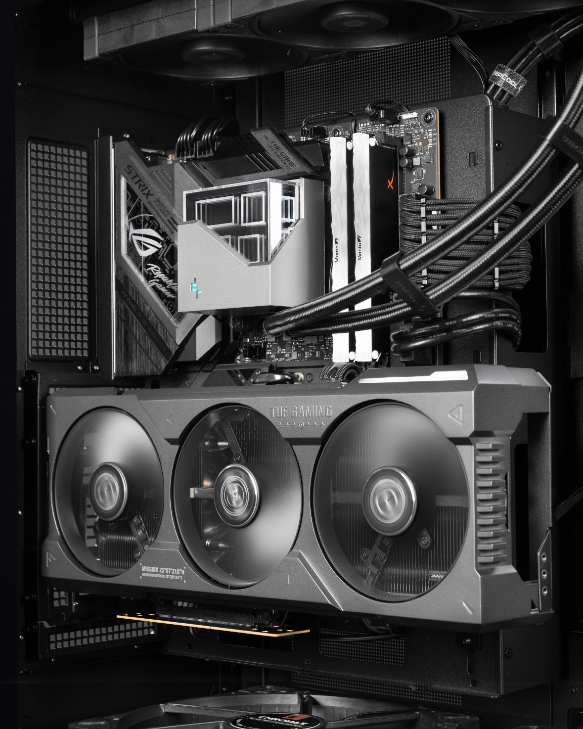 Elite Gaming PC: AMD Ryzen 7 7800X3D, NVIDIA RTX 4060 Ti, 48GB DDR5 RAM, 1TB Gen 4 SSD, 650W 80 PLUS Bronze PSU, 360mm Liquid Cooler, Wi-Fi + BT - COOLBABY