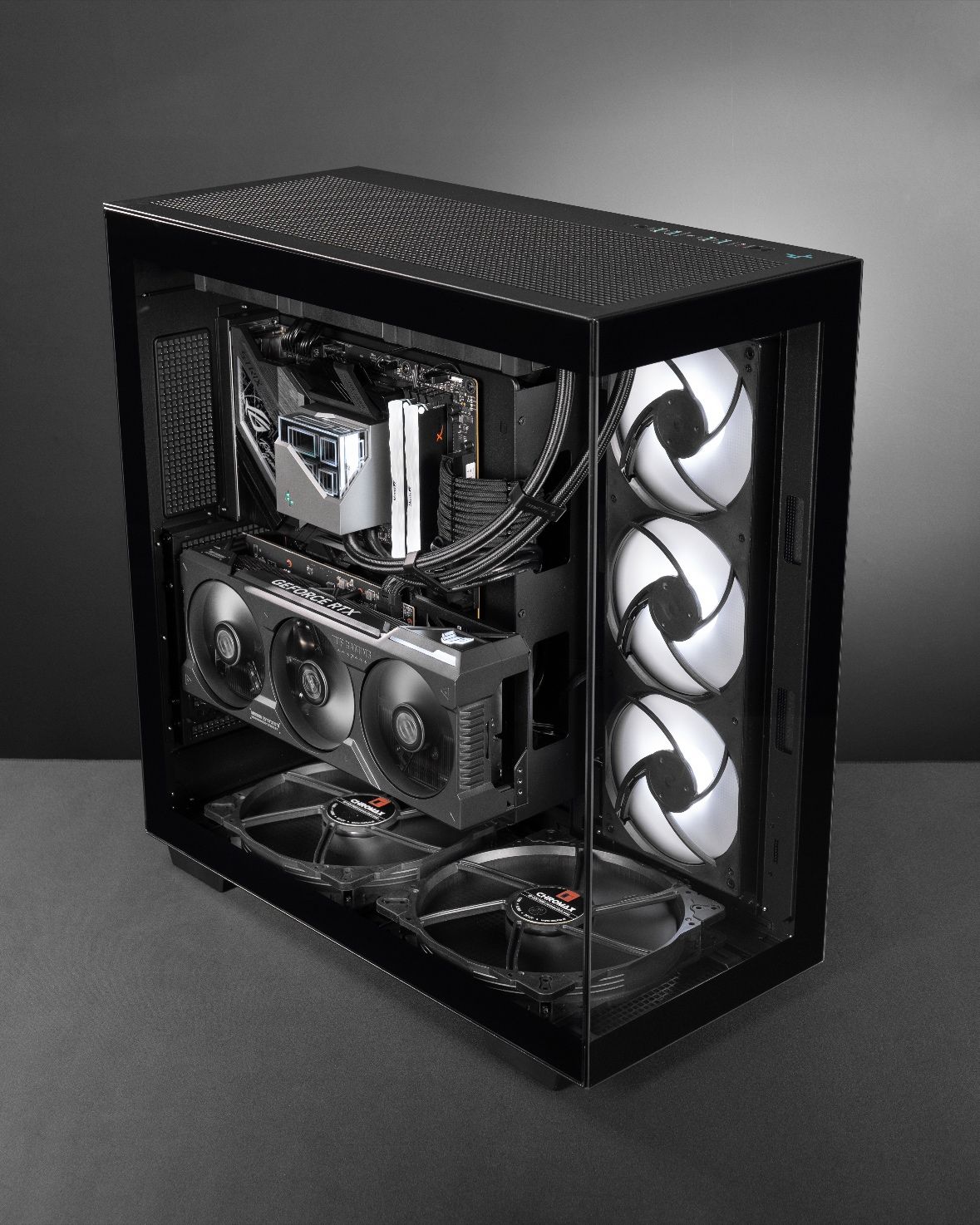 Elite Gaming PC: AMD Ryzen 7 7800X3D, NVIDIA RTX 4060 Ti, 48GB DDR5 RAM, 1TB Gen 4 SSD, 650W 80 PLUS Bronze PSU, 360mm Liquid Cooler, Wi-Fi + BT - COOLBABY