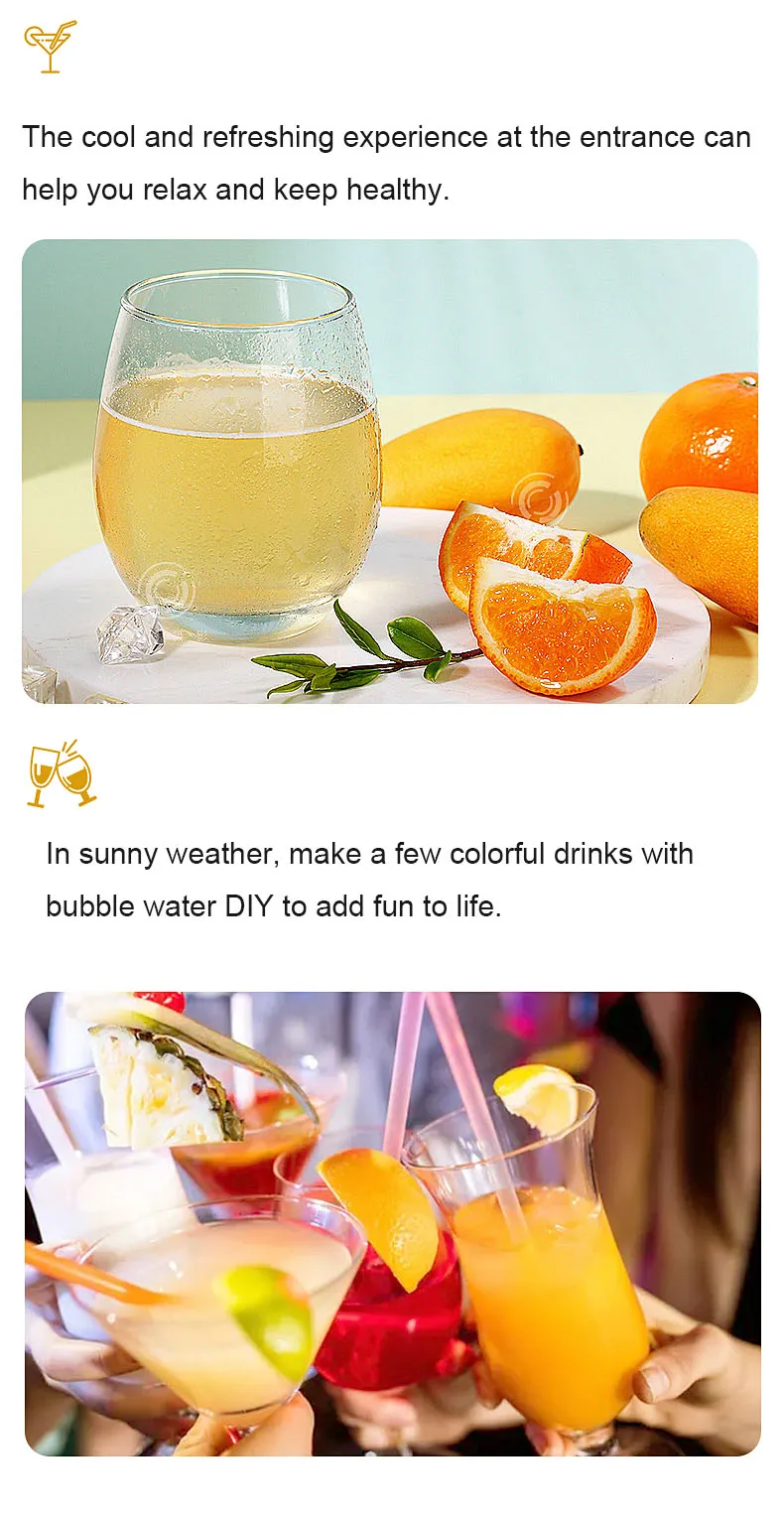 DIY Sparkling Water Machine Commerical Small Carbonate Drinking Soda Maker Drink Bubble Water Machine - COOLBABY