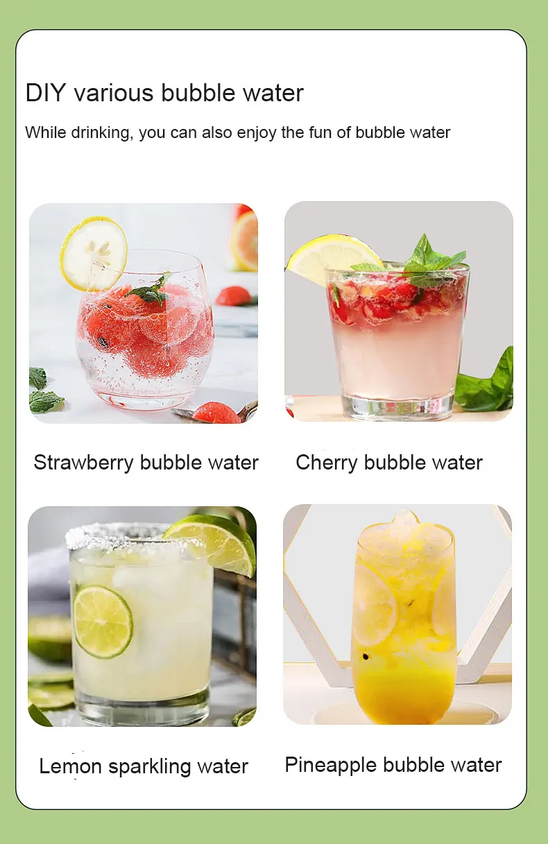 DIY Sparkling Water Machine Commerical Small Carbonate Drinking Soda Maker Drink Bubble Water Machine - COOLBABY