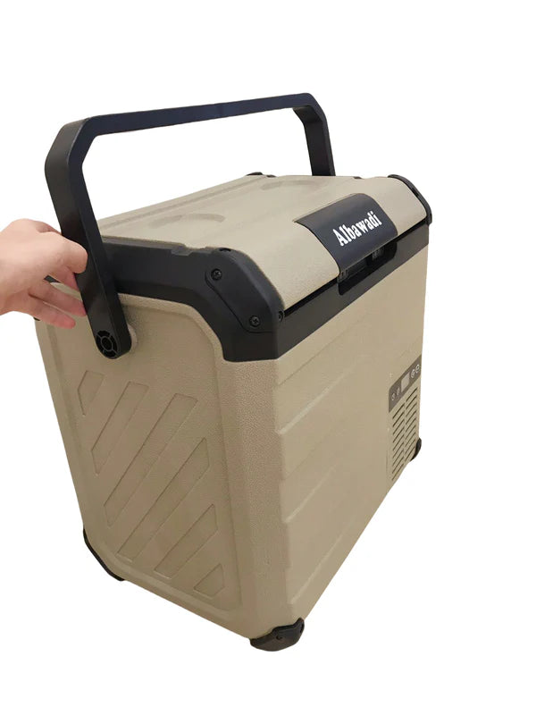 18L Portable Car Refrigerator Freezer Cooler Box with Rechargeable Battery | Camping Fridge