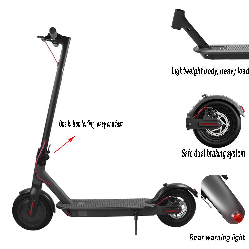 COOLBABY XM-BLK Explore Effortless Riding - COOL BABY