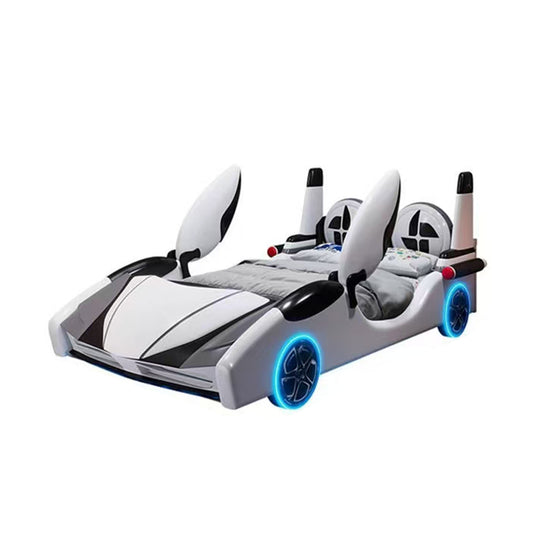 COOLBABY ZLJ1132 Children's Bed Boys Bed Car Style Single Bed - COOLBABY