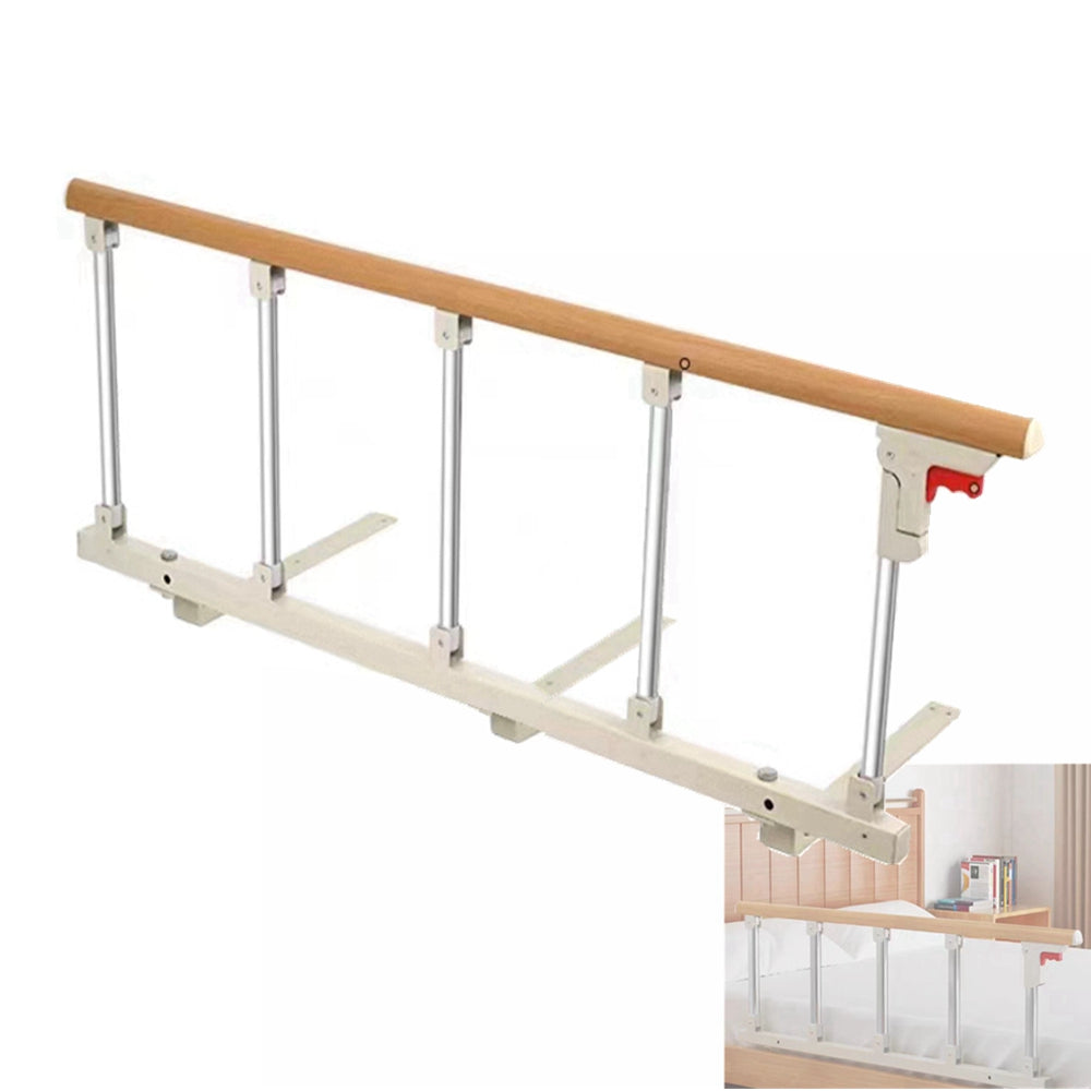 COOLBABY SSZ1003 Bed Rails For The Elderly Safety Foldable Bedside Armrests Auxiliary Handles Foldable Bed Crutches Guardrails For The Elderly Adjustable Railings Anti-fall Sleep Bumpers - COOLBABY
