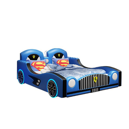COOLBABY ZLJ1126 Children's Bed Boys Bed Car Style Single Bed - COOLBABY