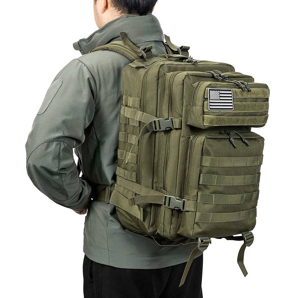 COOLBABY Military Tactical Backpack Large 45L Molle Bag Backpacks Rucksacks - COOL BABY
