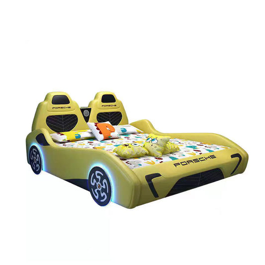 COOLBABY ZLJ1131 Children's Bed Boys Bed Car Style Single Bed - COOLBABY