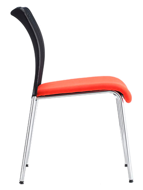 Training Chair 4 Leg, Solid Steel Frame With High-Density Foam Office Chair - COOLBABY