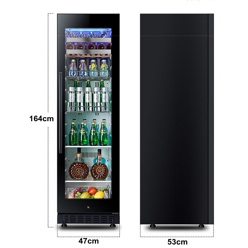 Constant-Temperature Ice Bar Wine Cabinet, Air-cooled Red Wine Cabinet, Household Built-in Beverage Refrigerator - COOLBABY