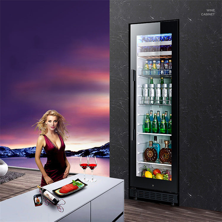 Constant-Temperature Ice Bar Wine Cabinet, Air-cooled Red Wine Cabinet, Household Built-in Beverage Refrigerator - COOLBABY